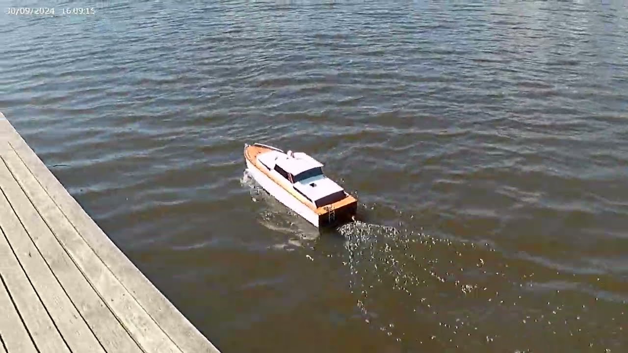 MODIFIED RC 1M LESRO STILETTO,- FIRST 'SEA TRIAL'