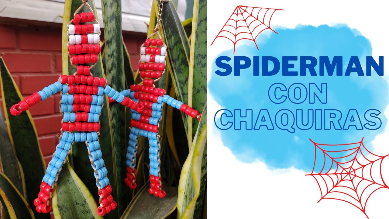 Paso a paso de Spiderman con chaquiras y cuentas kandi!♥