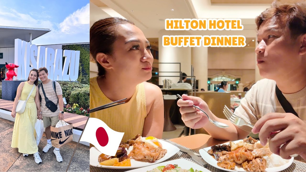 Mitsui Outlet Park Kisarazu | Hilton Buffet Dinner 🇯🇵 Tokyo, Japan 2024 Part 5 | Shen Asidor VLOGS