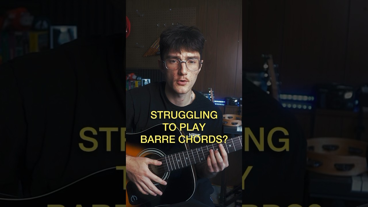 How to play barre chords #guitar #guitarist #guitarlessons #barrechords #guitartips #guitartechnique