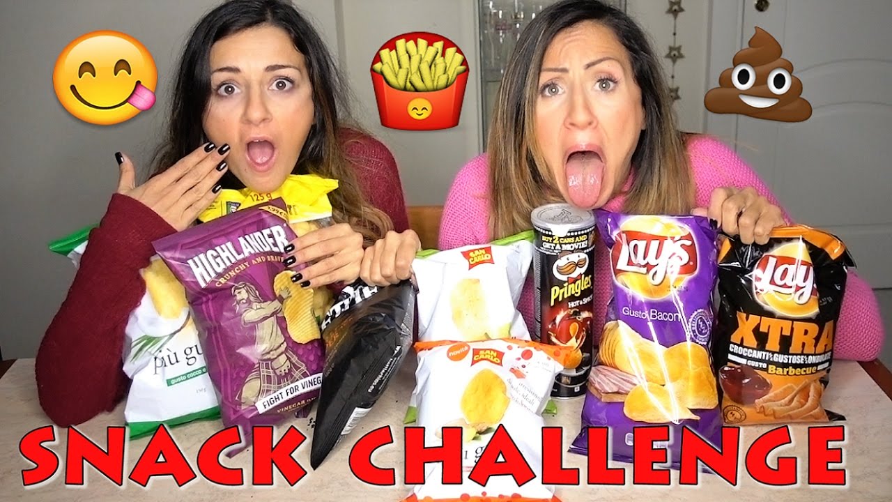 CHALLENGE ASSAGGI PATATINE Schifose !!! con Carlitadolce!