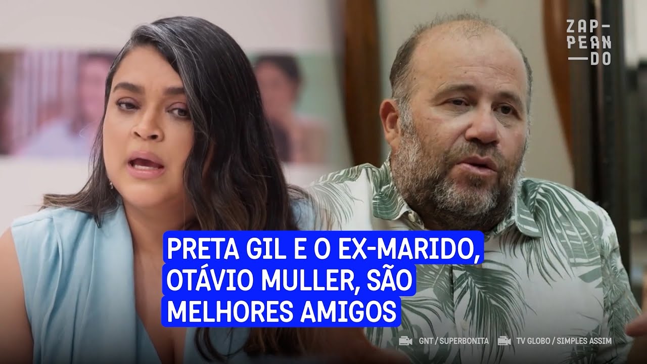 Preta Gil e o ex-marido Otávio Muller têm uma relação inspiradora
