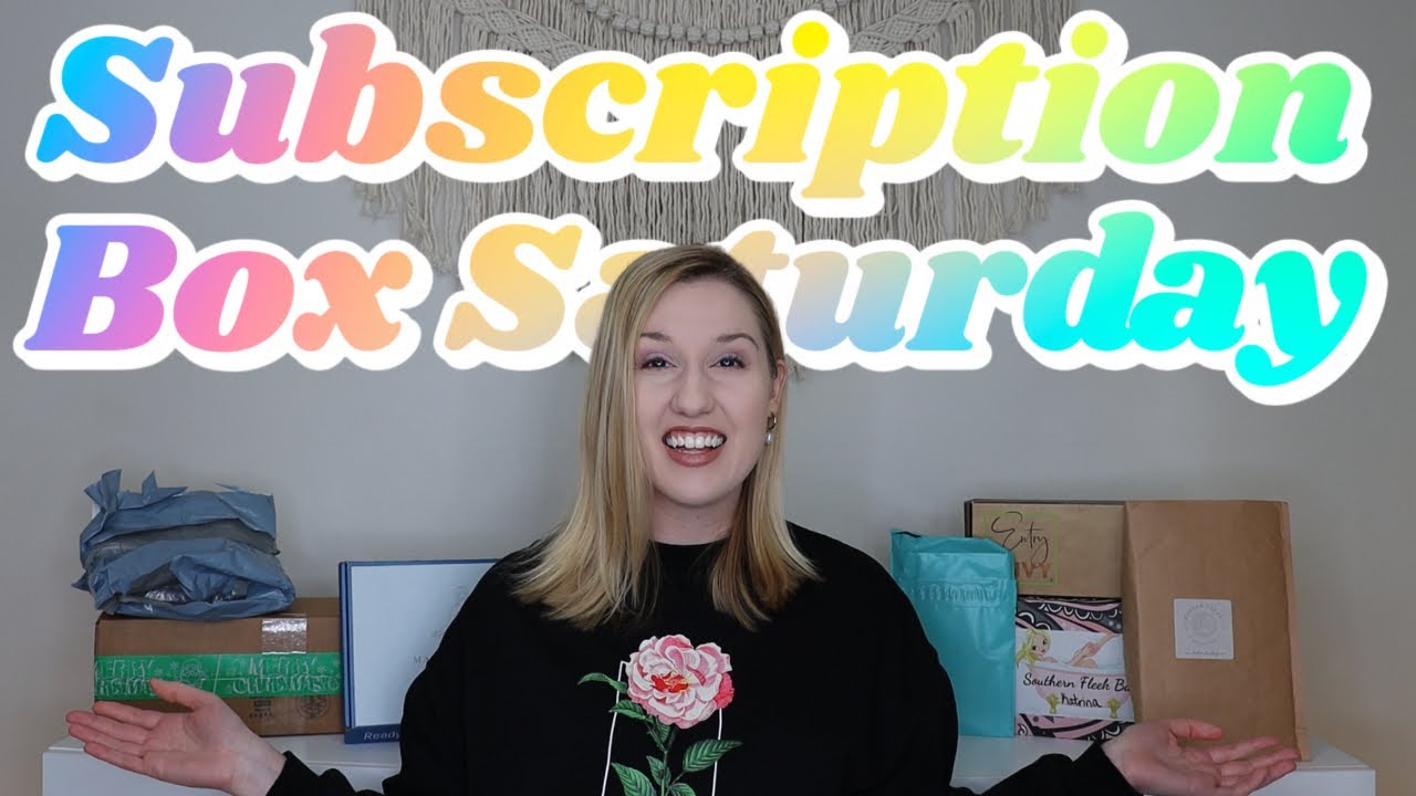 LAST VIDEO OF THE YEAR! | Subscription Box Saturday | December 2023