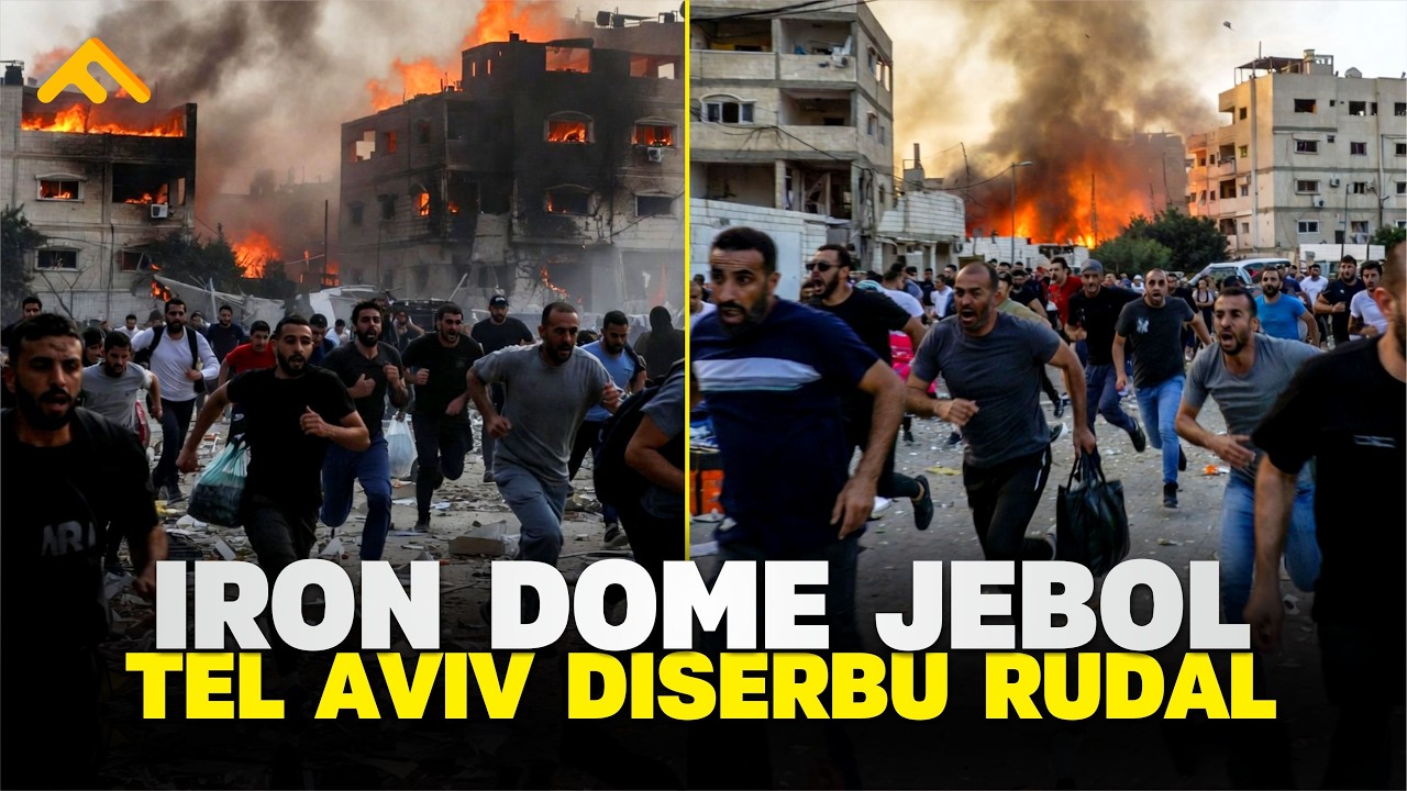 Horror di Haifa & Tel Aviv: Rudal Iran Datang Bertubi-tubi – Orang-orang Israel Pontang-Panting!