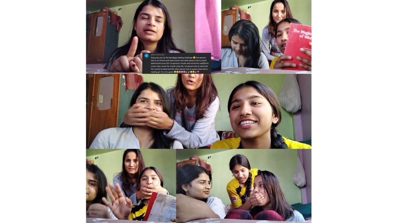 Handgag reading challenge 😂aathi bhayo 🤣| challenge completed 😉🫶🙏