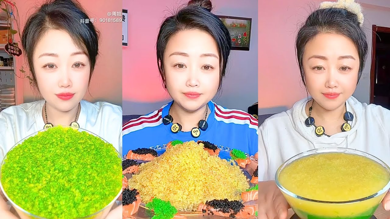 Traditional Fish Roe ASMR Eating | Soft Pop Seafood Mukbang #64