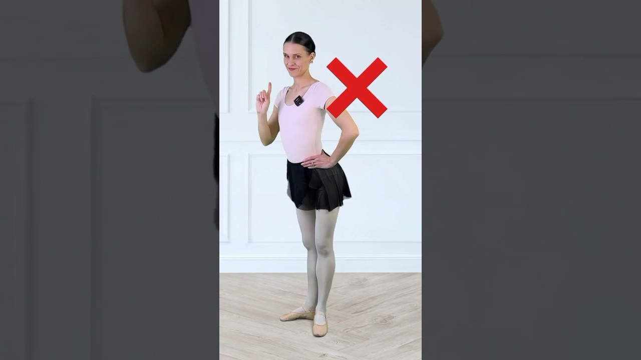 ❌Most Common Mistake!! (Learn the right way) 🤩#kidsballet #balletforkids #kidsdanceworkout
