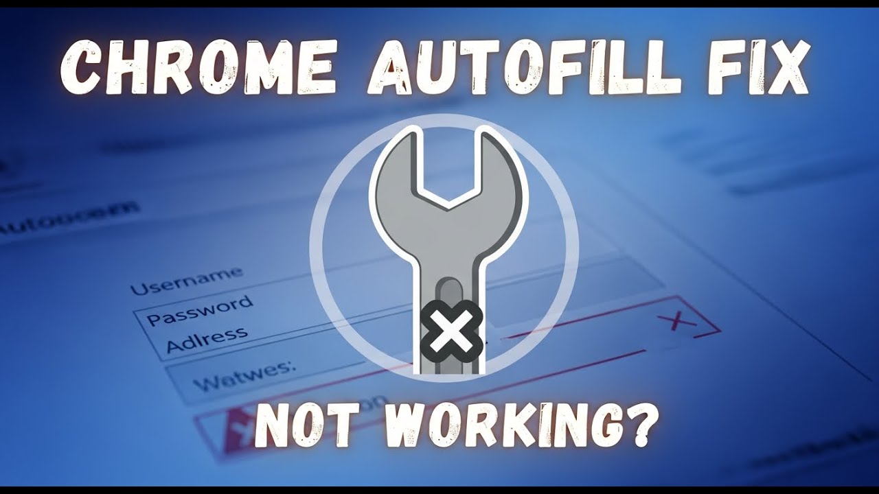 How to Fix Chrome Autofill Not Working Issue Fix Google Chrome Autofill Not Working