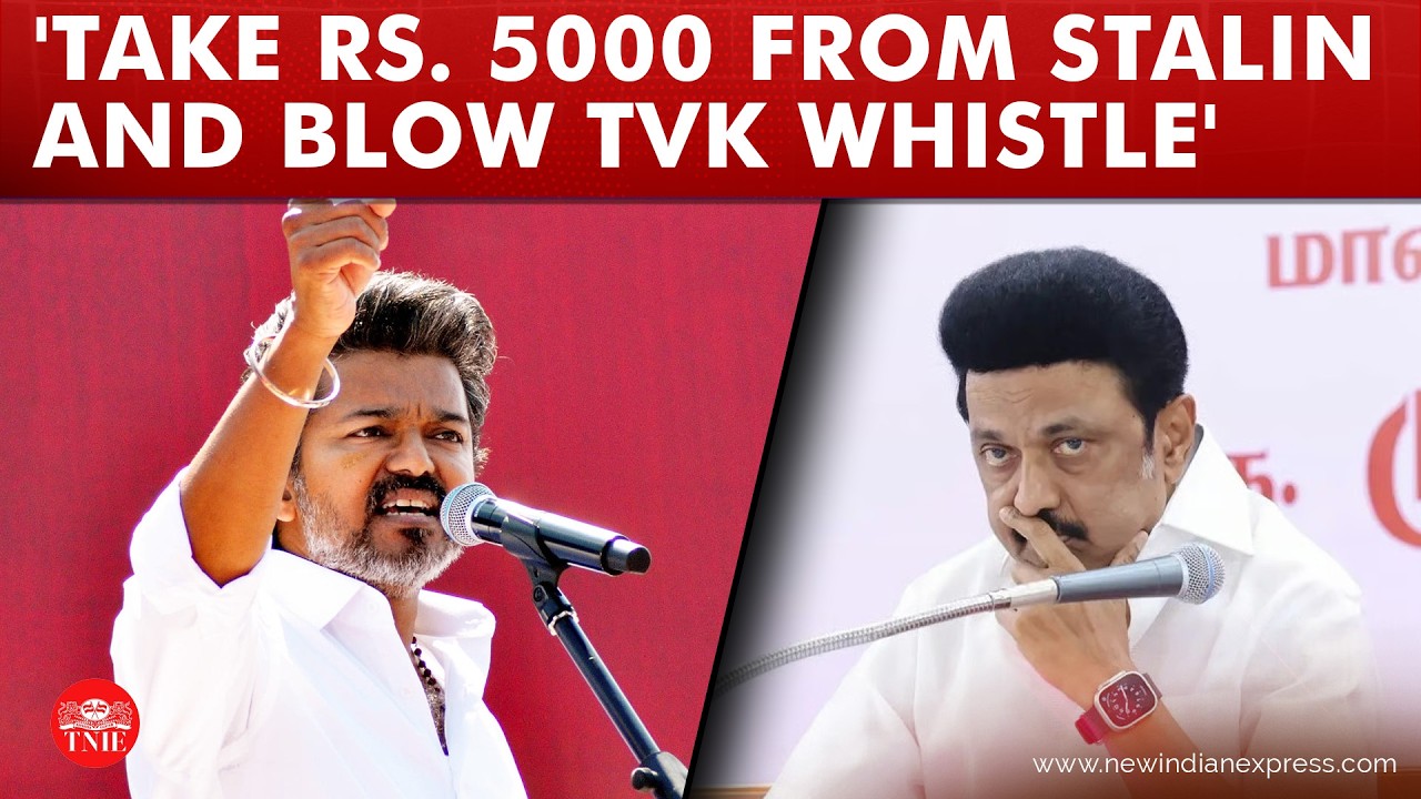 Yes, I have no experience in looting like you: TVK Vijay to parties questioning his political career