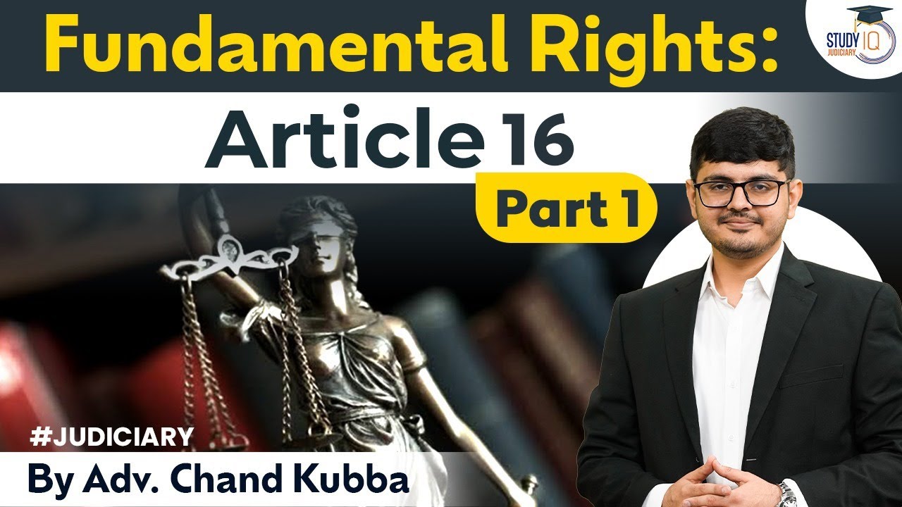 ARTICLE 16 | Reservation In Government Jobs | Indra Sawhney Case