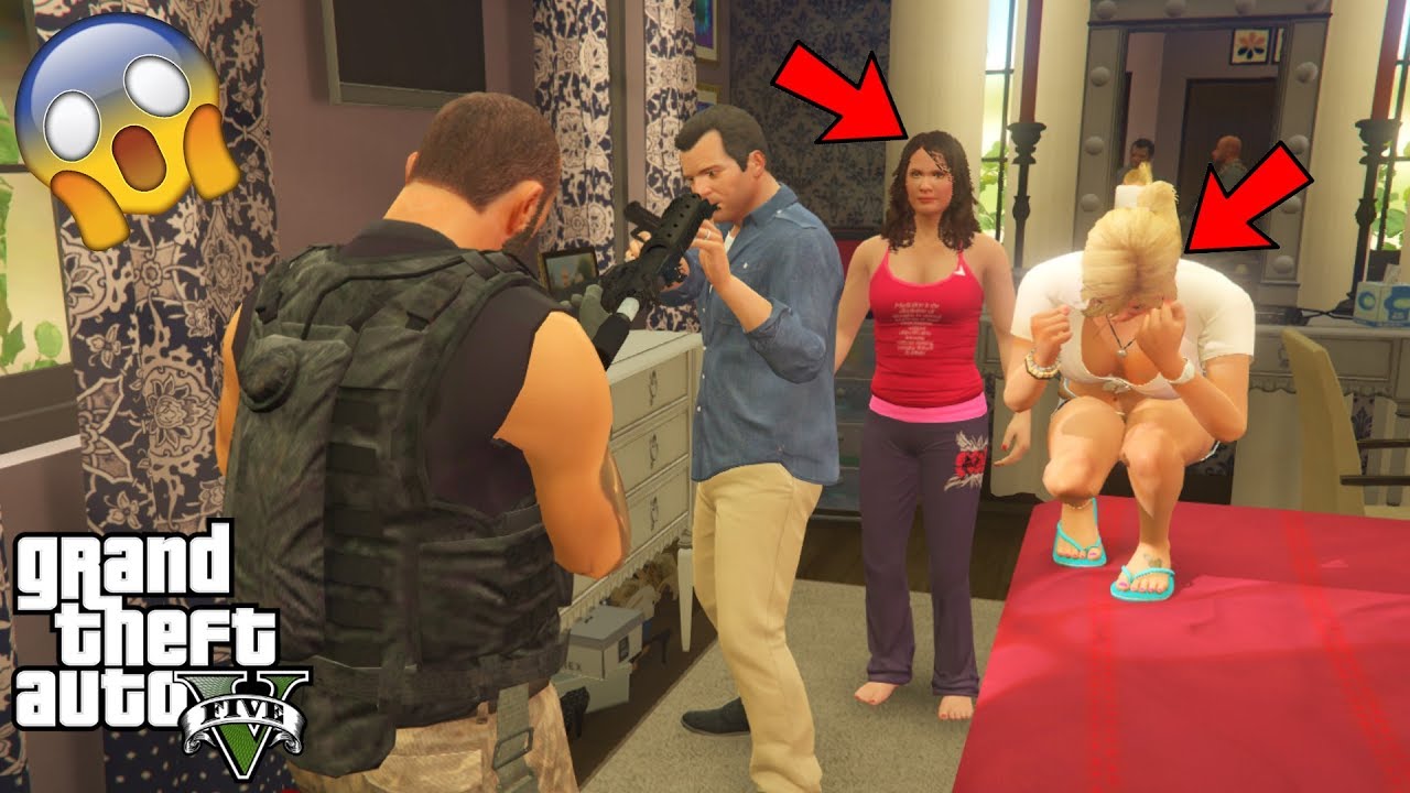 GTA 5 - What Happens if Soldiers KILL MICHAEL'S FAMILY
