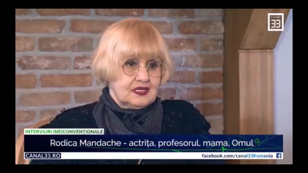 Rodica Mandache - actrița, profesorul, mama, Omul. Interviu realizat de Cristina Țopescu