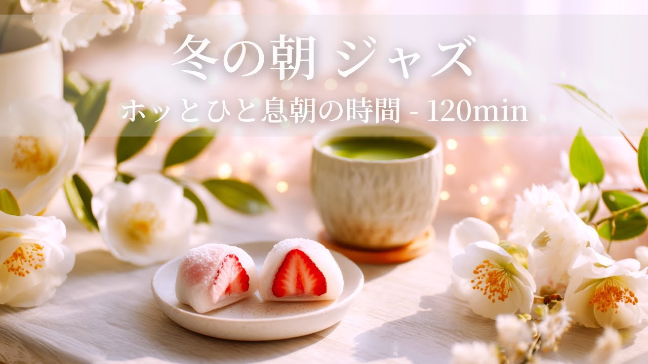 【冬のカフェBGM】冬の朝ジャズ ～ホッとひと息朝の時間 - 120min～ | リフレッシュ・家事用・作業用・集中　音楽