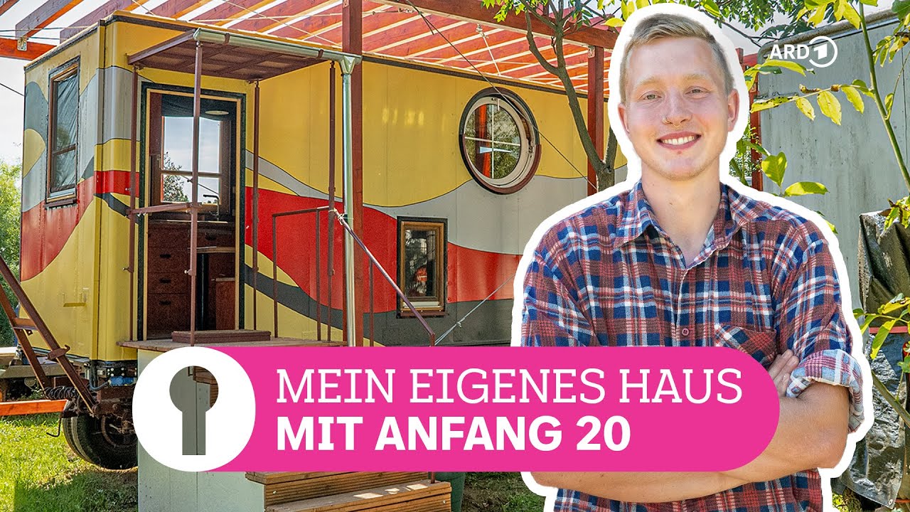LKW-Anhänger zum Tiny House umgebaut – Julius hat sich sein Haus selbst gebaut | ARD Room Tour