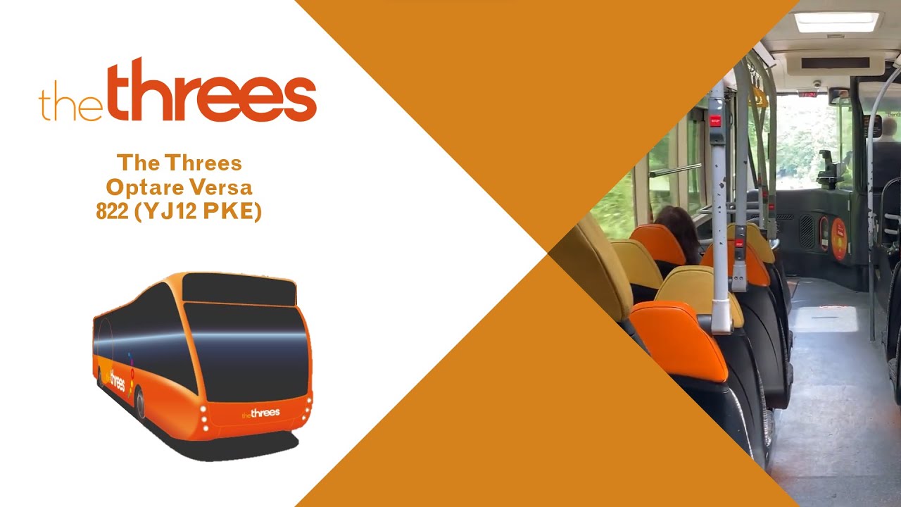 PUSHED ON A611: Trent Barton The Threes Optare Versa [822 - YJ12 PKE]