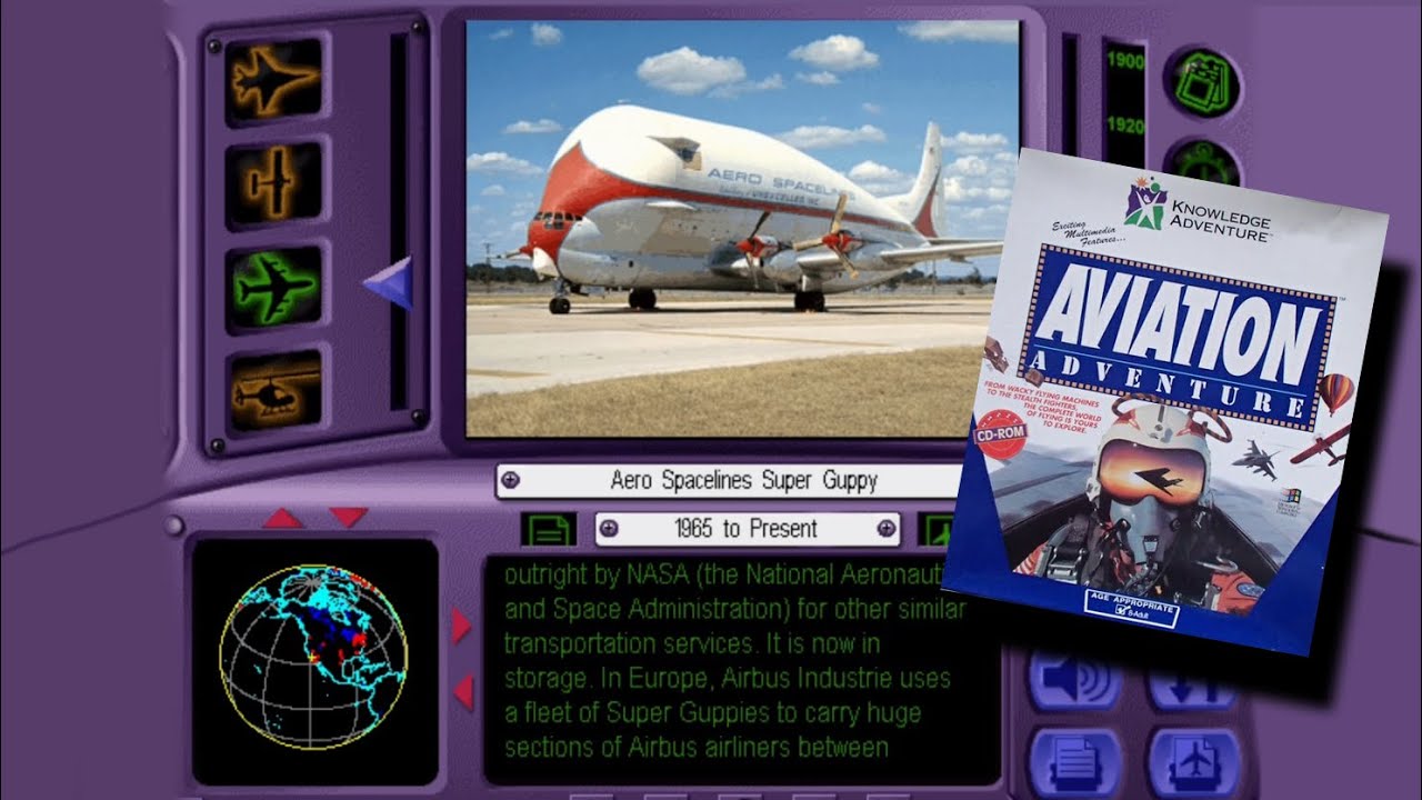 Vintage WIN - Aviation Adventure (1995) Windows 95
