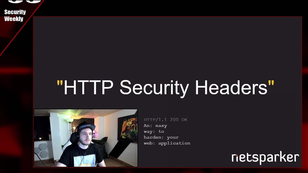 HTTP Security Headers In Action - Sven Morgenroth - PSW #652