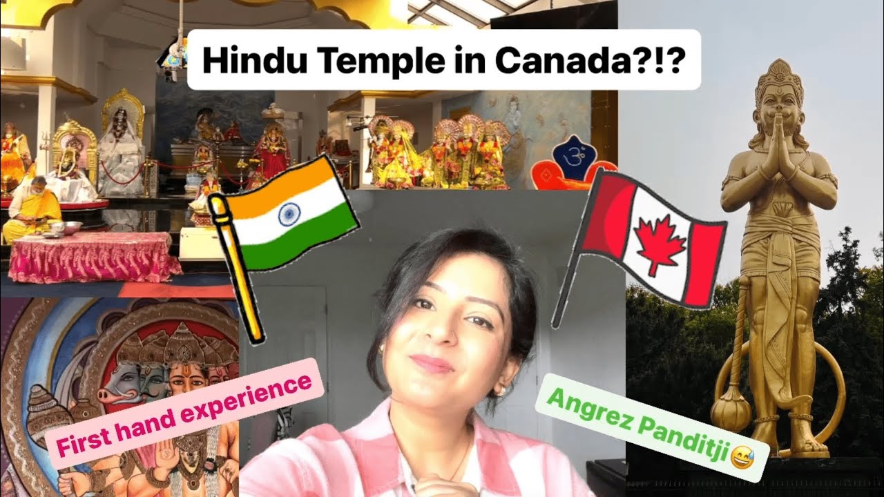 TEMPLES IN CANADA! A Day in my life Vlog! Desi Mandir in Canada! First Time Experience! Peaceful!