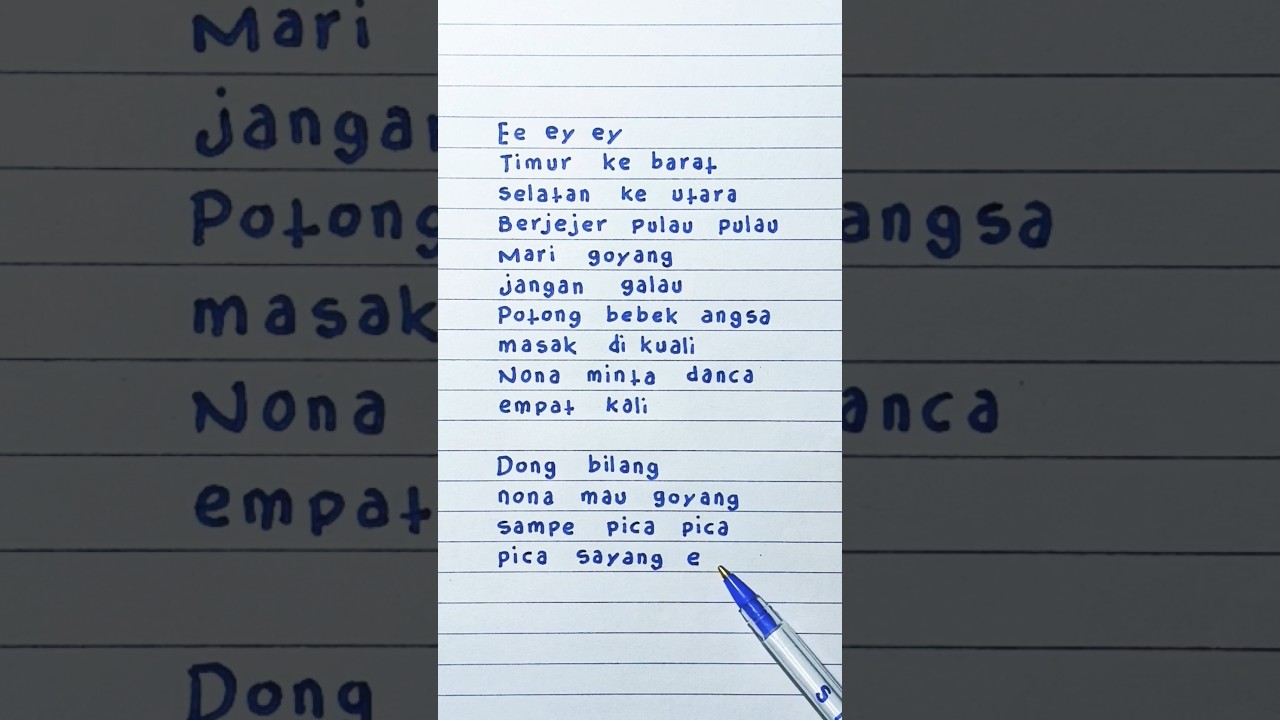 Dari timur ke barat jogetnya sama, bedanya di sini sambil nyanyi pake liriknya eaa 😅🎶