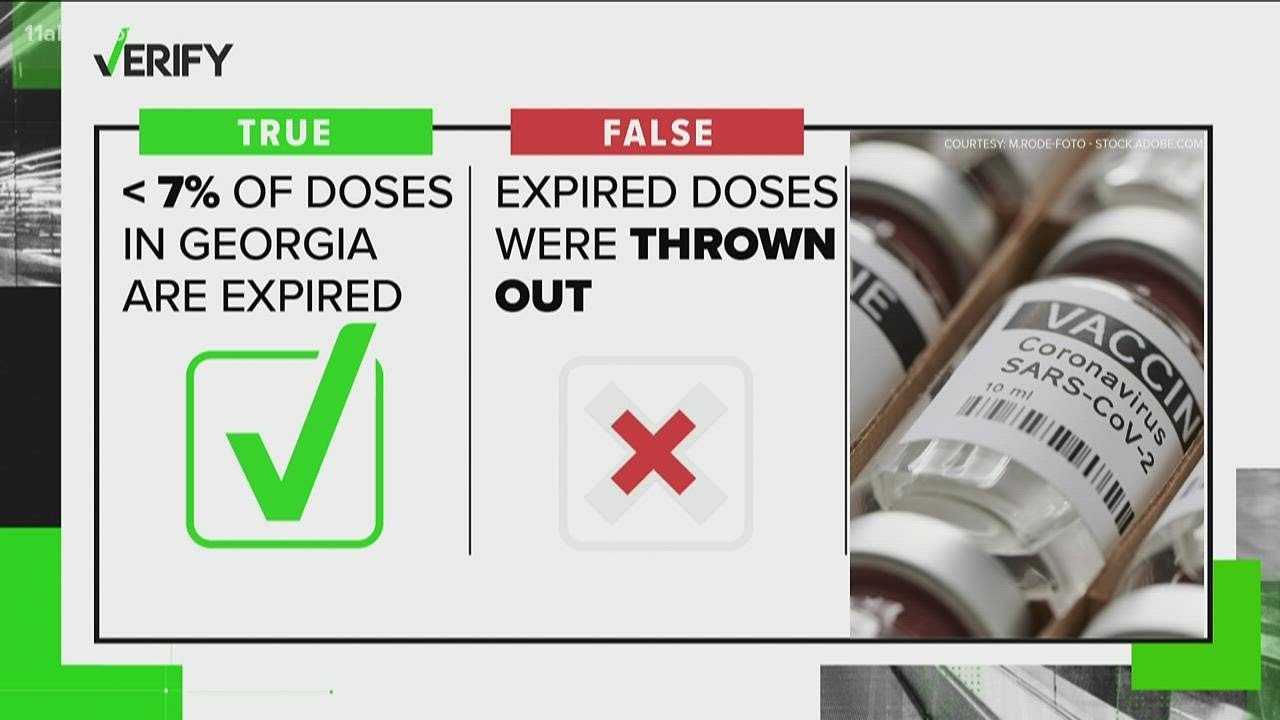 VERIFY: Did thousands of COVID-19 vaccines expire & get tossed out in Georgia?