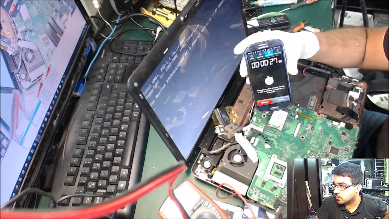 Reparacion Toshiba A305 se apaga a los 30 segundos con novatada y susto