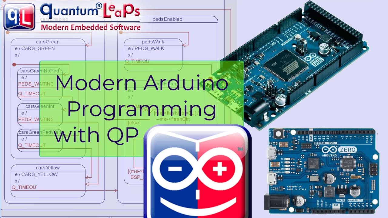Modern Arduino Programming with QP and QM