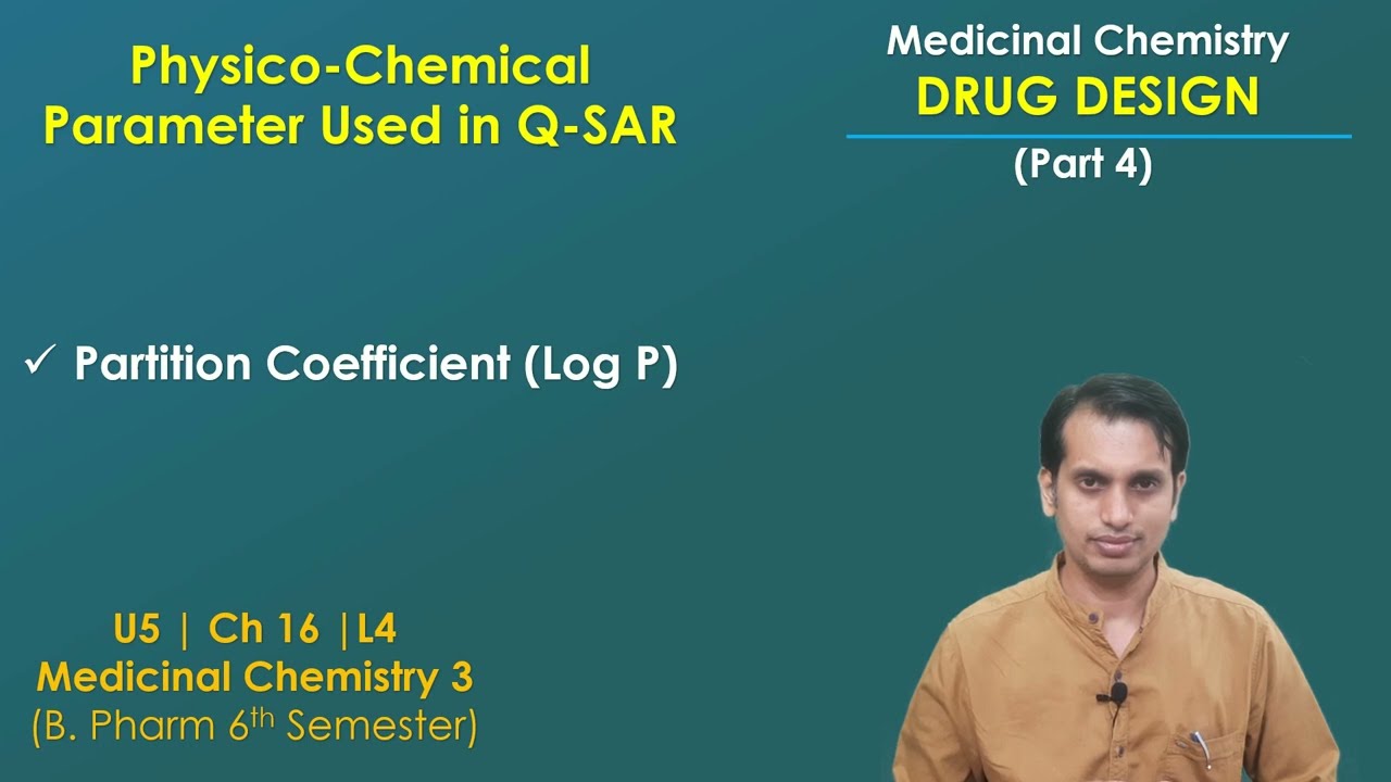 Drug Design (Part 4): Physicochemical Parameter Used in QSAR | Partition Coefficient (Log P)