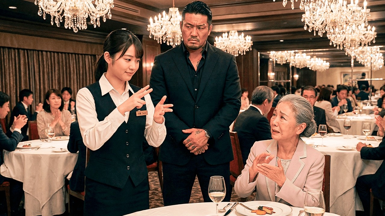 地味なウェイトレスがヤクザ組長の耳の聞こえない母に挨拶――次の瞬間、彼女の“手話”に店内が凍りついた