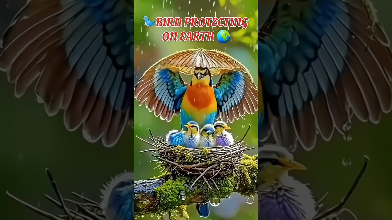 🕊️ Bird Protecting the Earth 🌍(Part 19) | Nature&rsquo;s Little Hero | #Shorts #Birds