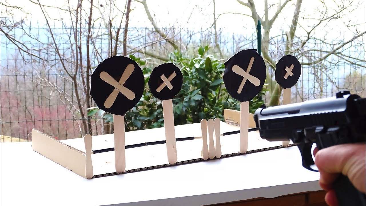 DIY Shooting Training Target At Home For Airsoft Gun