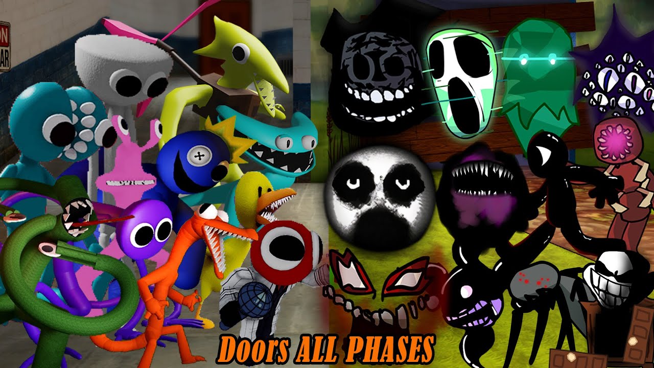 [Chapter 2] All Rainbow Friends Vs All Doors Sings Friends To Your End | ROBLOX Rainbow Friends
