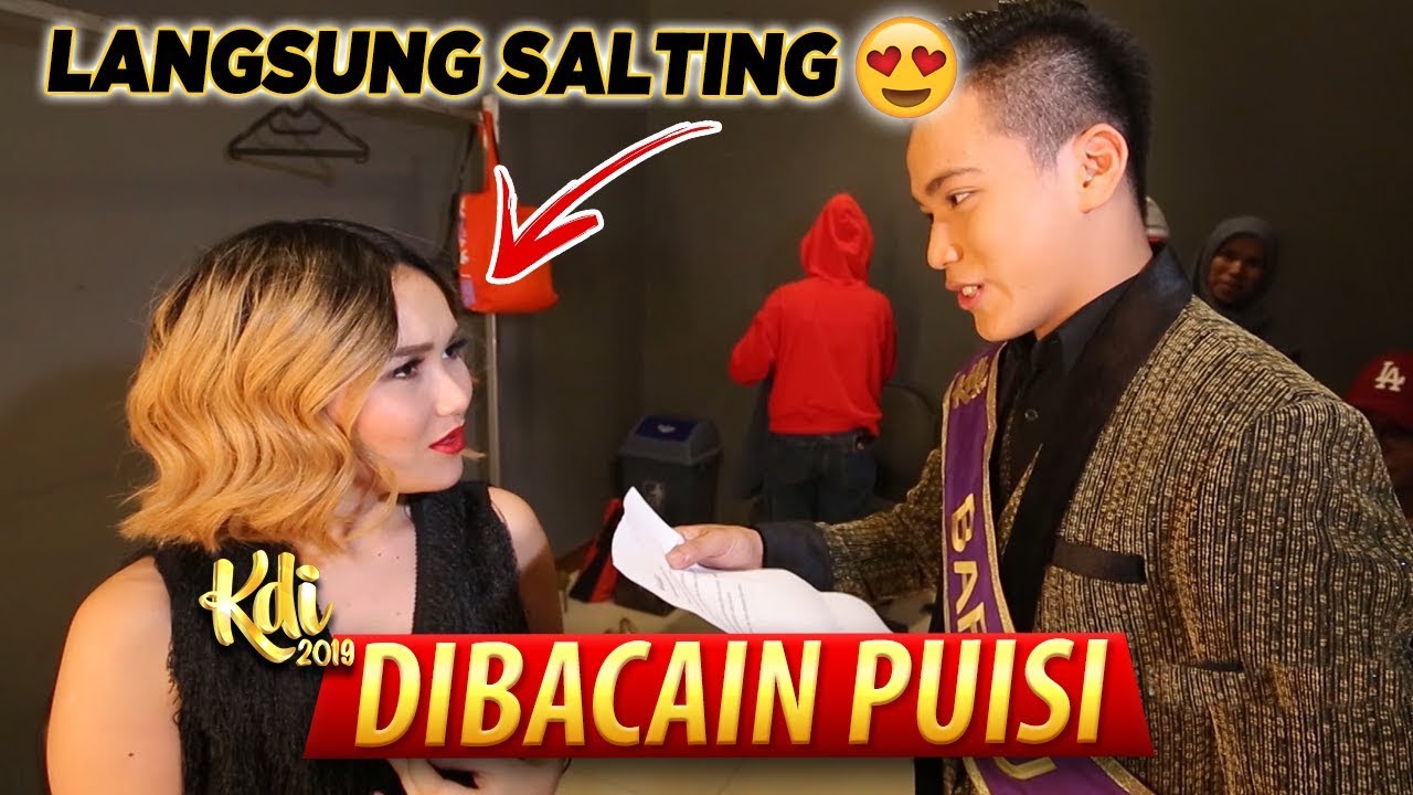 WADIDAW! AYU TING TING SALTING DIBACAIN PUISI SAMA HIKAM - BTS Kontes 4 KDI 2019