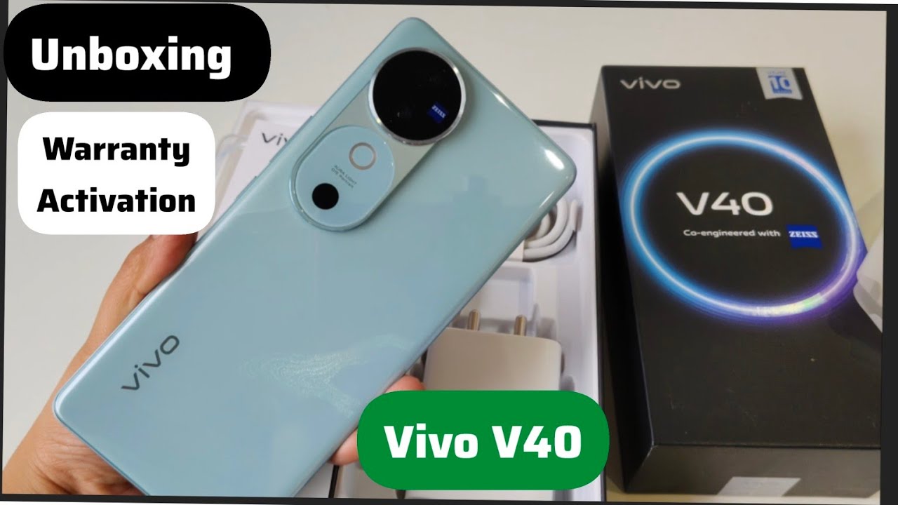 I Purchased Vivo V40 ....Vivo V40 unboxing And warranty activation process....