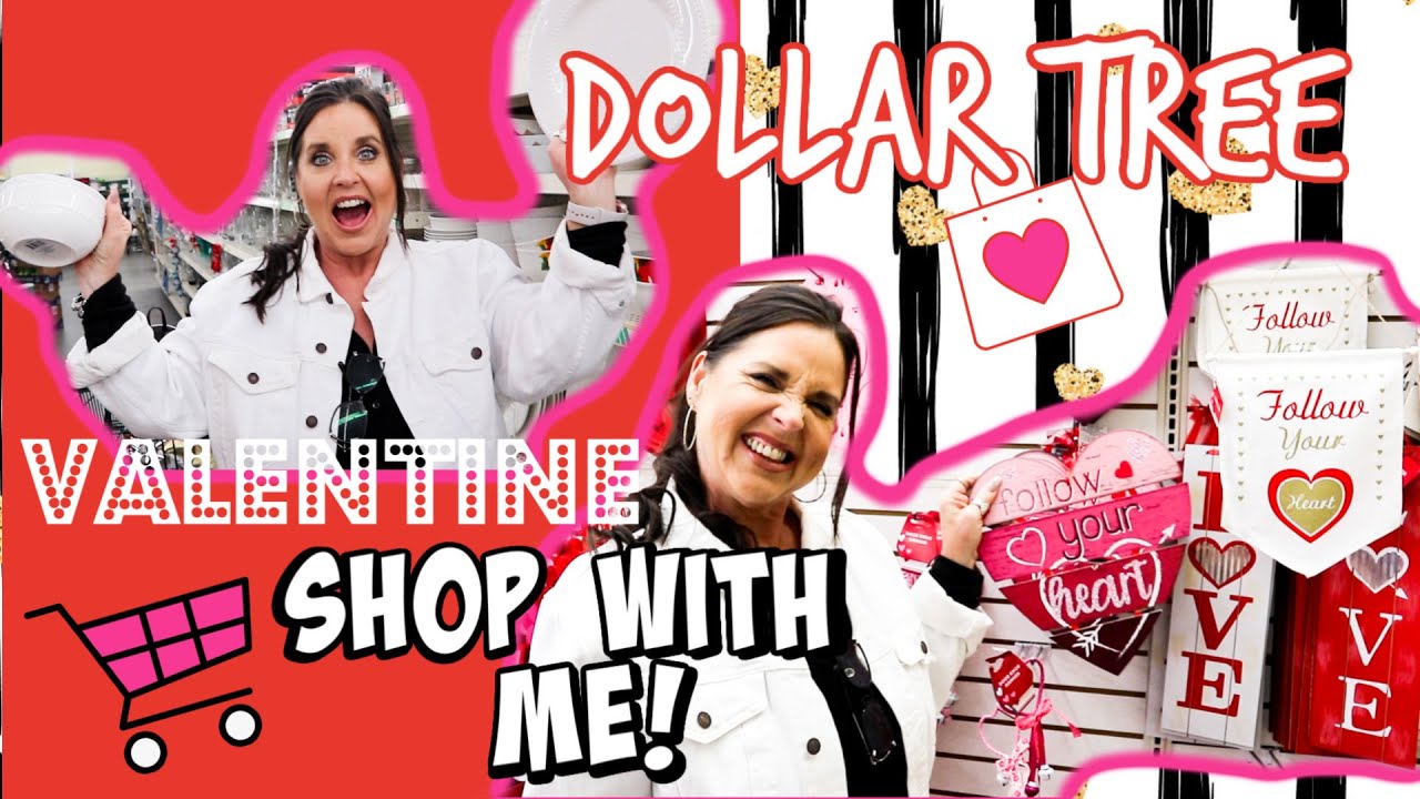DOLLAR TREE VALENTINE'S DAY HAUL | SHOP WITH ME!