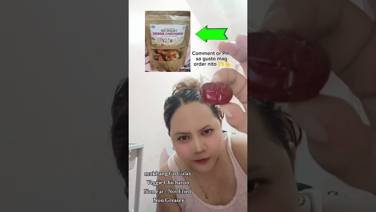 Mukbang Go Gulay Veggie Chicharon | HyeGieChannel