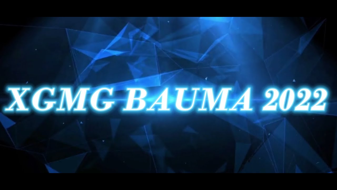 XCMG Excavator in Bauma 2022 - the biggest part of the show is yet to come