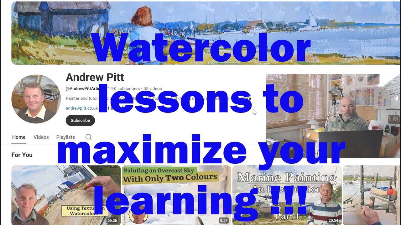 More watercolor techniques from a different teacher.