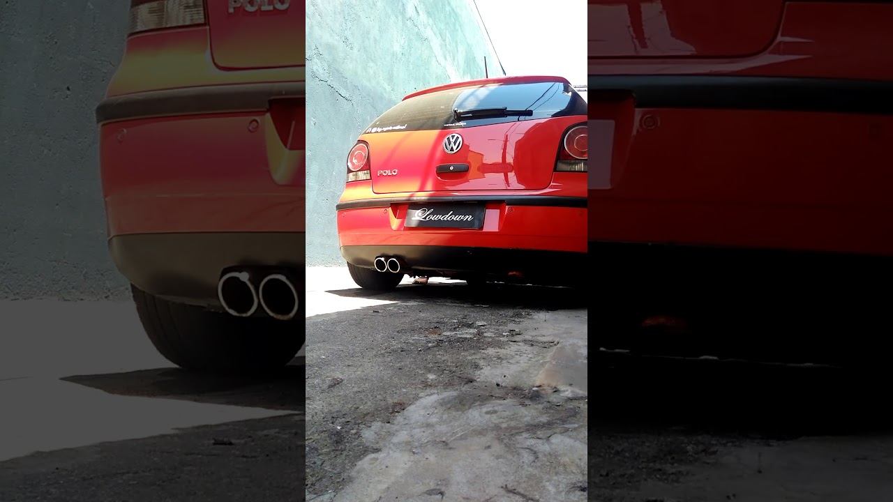 Polo 1.6 com escape 4x1