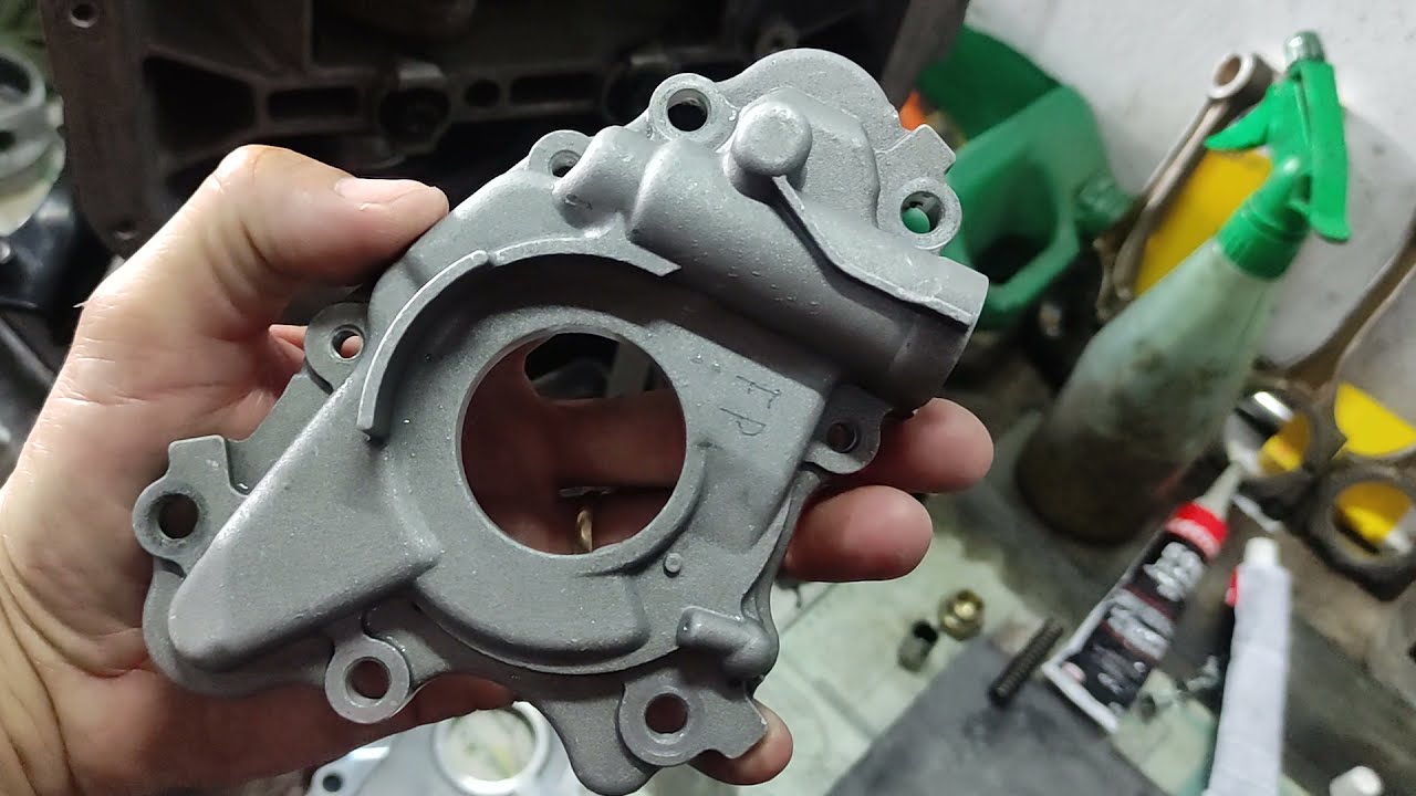 5° parte montagem do motor Toyota Fielder , ajuste na bomba de óleo , aí vai de cada profissional