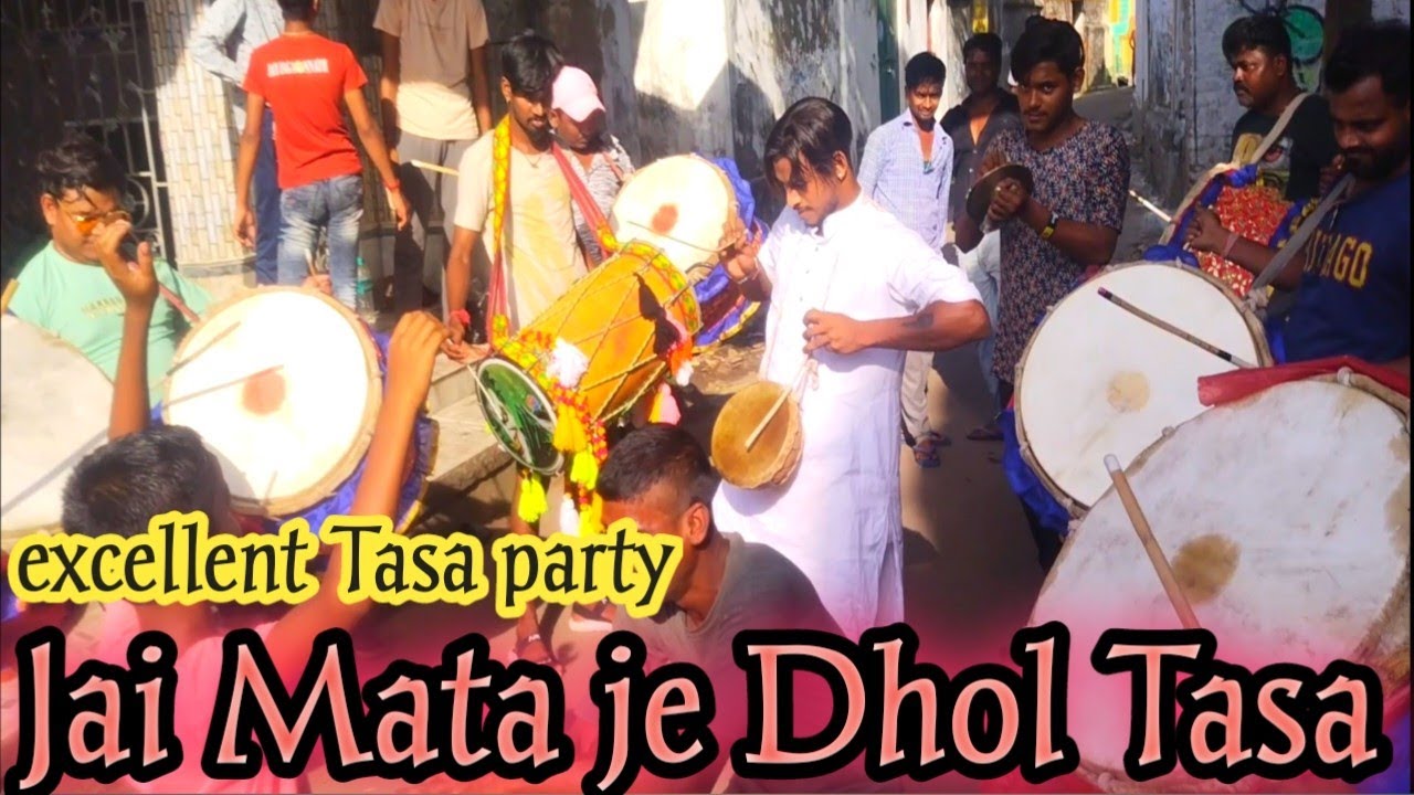 Jai Mata ji Dhol Tasha 🔥Kali puja 2022 | Best Tasa bajna | Tasa bajna party | Santipur