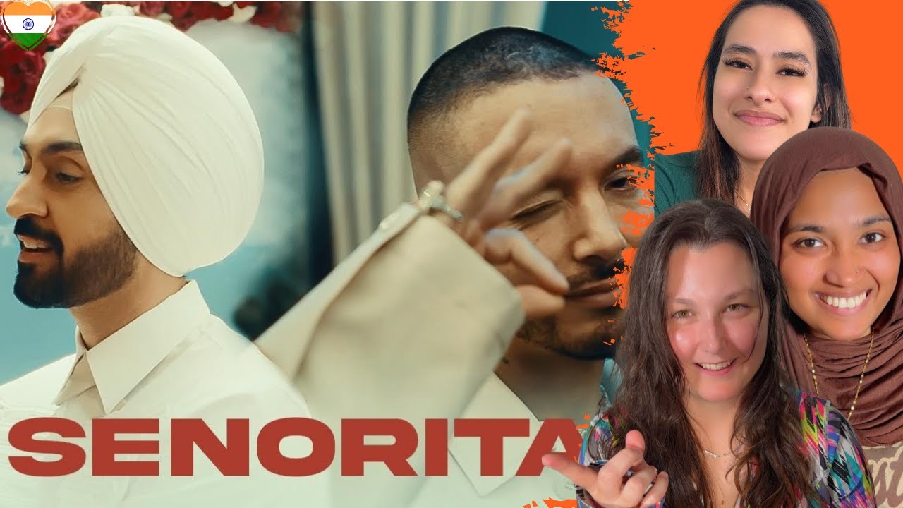 ReactHERS REACTION TO Senorita I Diljit Dosanjh Ft J Balvin