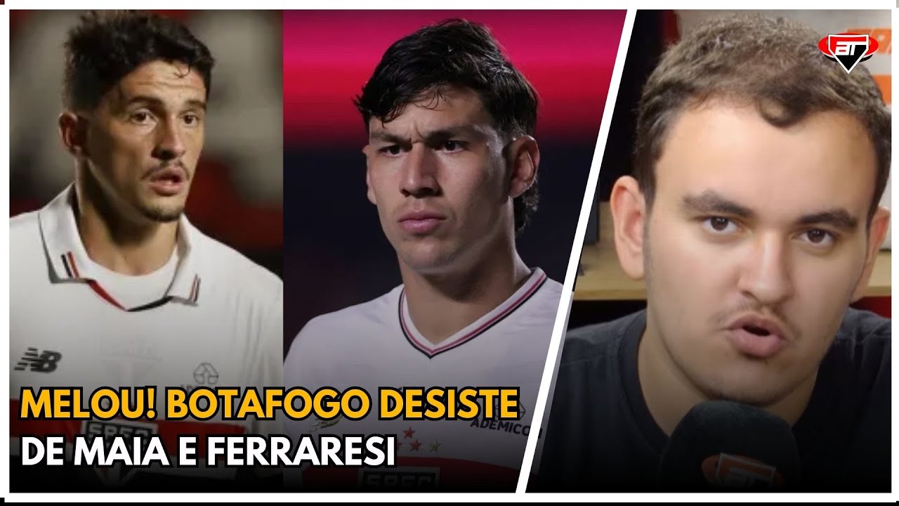 SEM NEG&Oacute;CIO! BOTAFOGO ENCERRA NEGOCIA&Ccedil;&Otilde;ES POR PABLO MAIA E FERRARESI