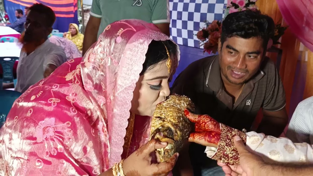 বিয়ে বাড়ীর খাওয়া দাওয়া 