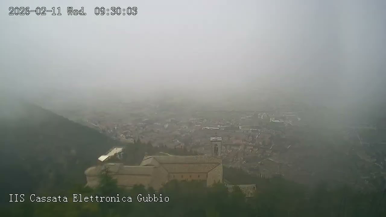 Gubbio Timelapse del 11/02/2026
