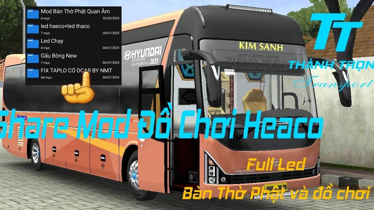 Share Mod Đồ Chơi Haeco Tracomeco|BussidV412|Thành Trọng Transport