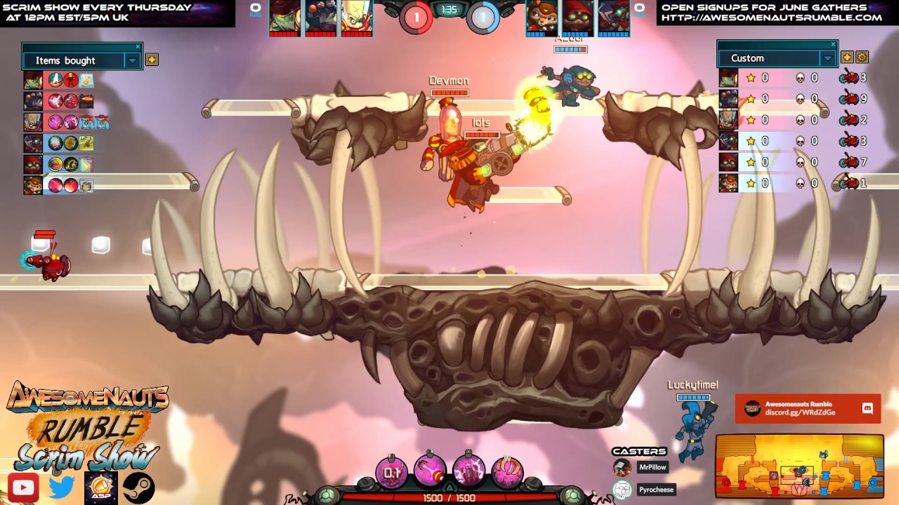 Awesomenauts Rumble: Scrim Show Episode 15