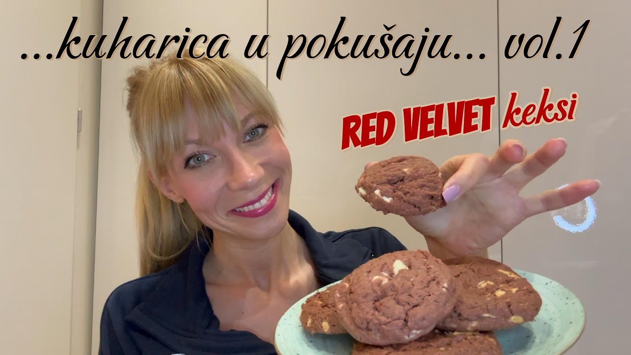 Savršeni RED VELVET keksi u 15 minuta koje MORATE probati! 🍪 #baking  #cookies 