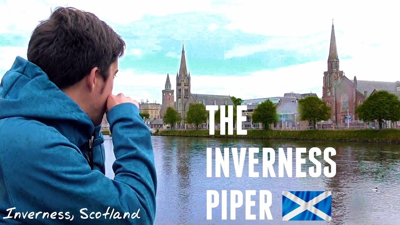 The Inverness Piper - Live in Inverness, Scotland (Original harmonica song)