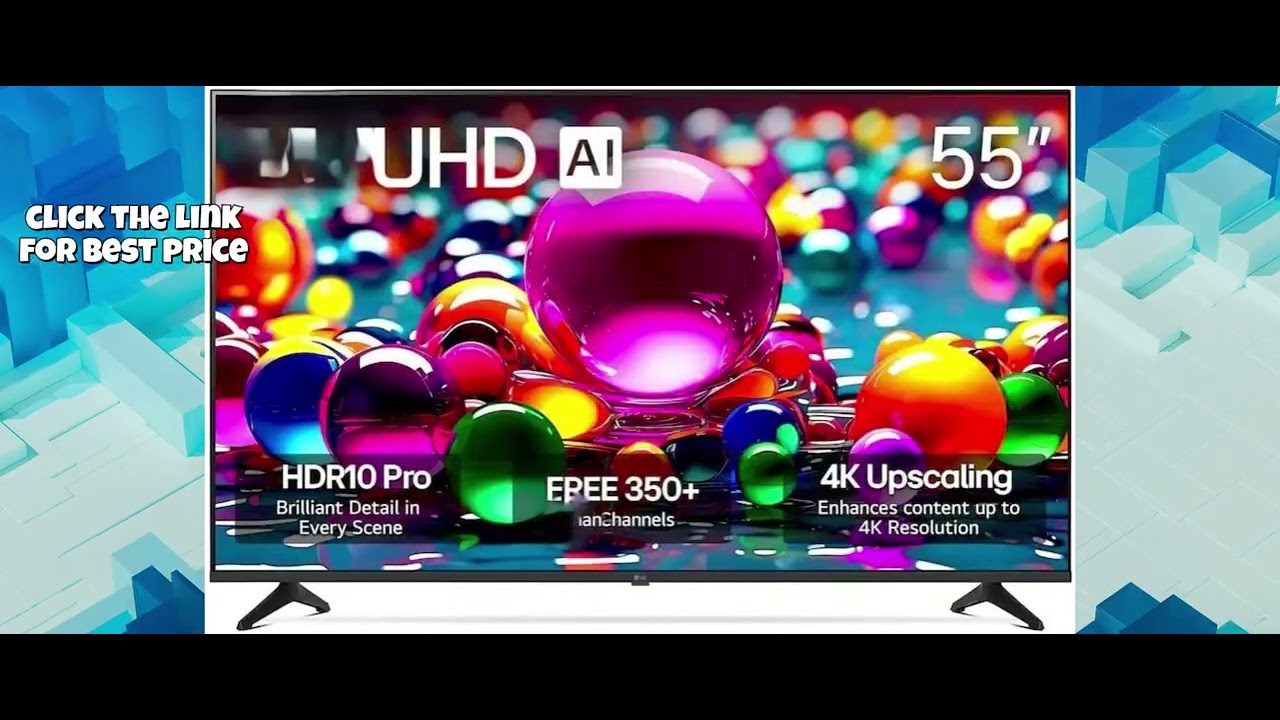 LG 55-Inch UA77 Series 4K UHD AI Smart TV Review: 55UA7700PUB (2025) with AI Sound Pro, 4K Super