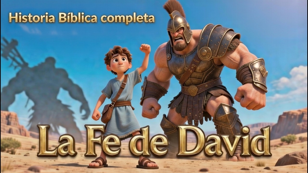 Un Niño, Una Piedra y un Gigante | David y Goliat Animado